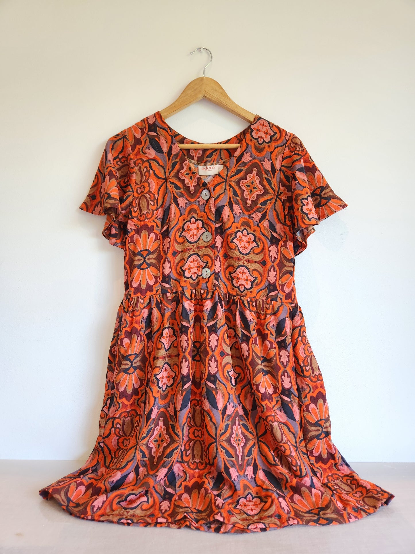 Moroccan Button Dress