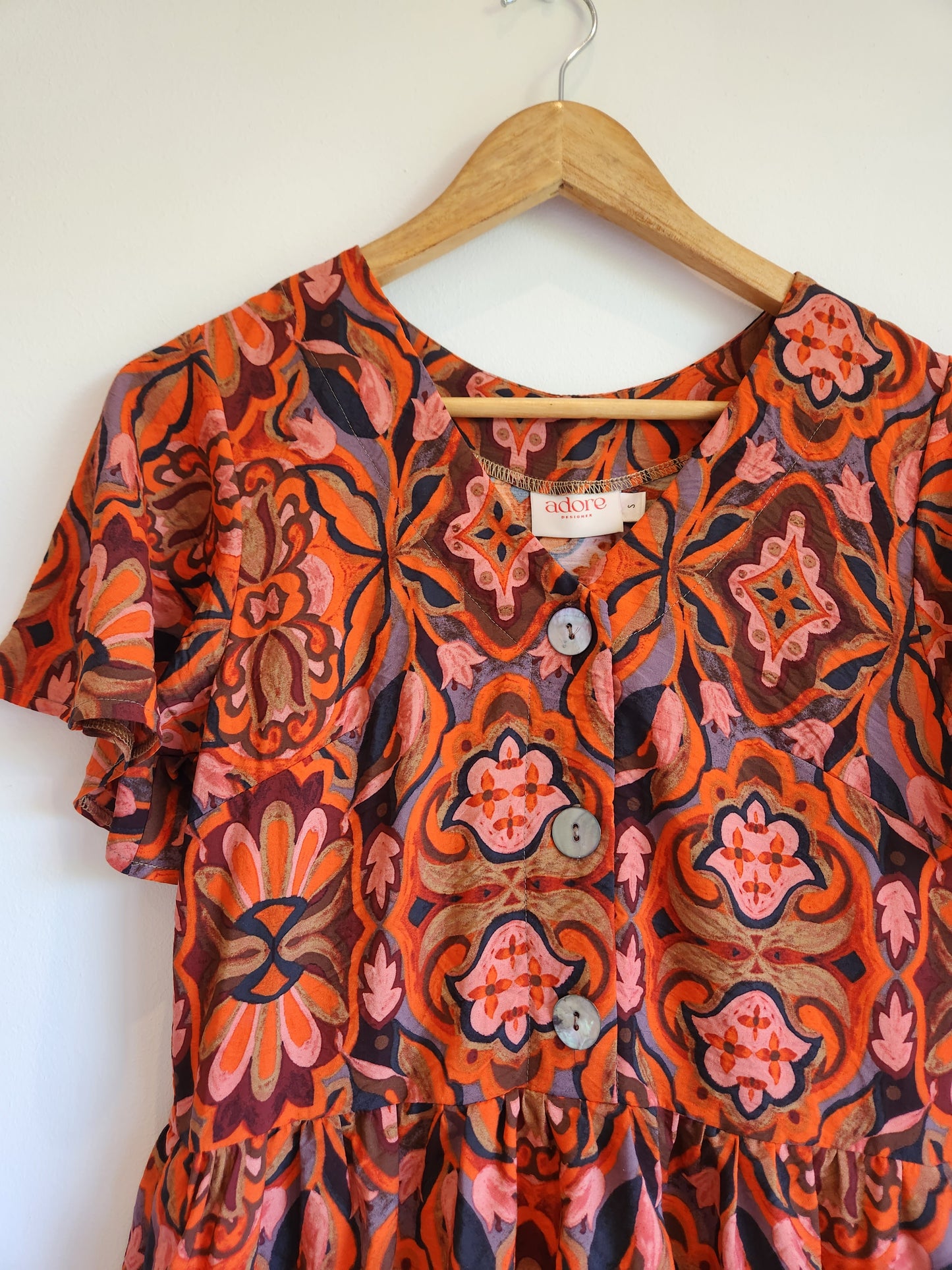 Moroccan Button Dress