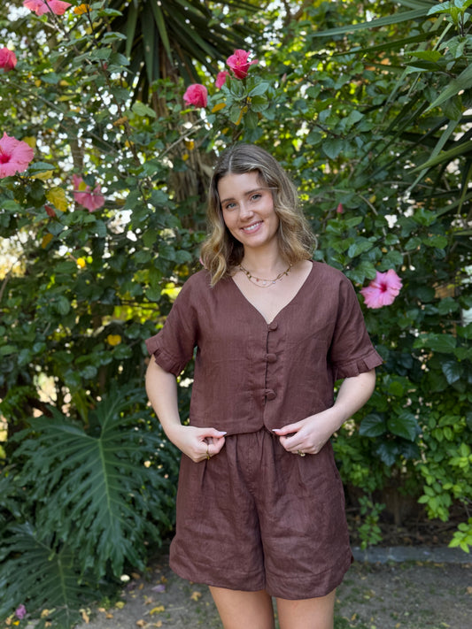 Adore Pure Linen Shorts