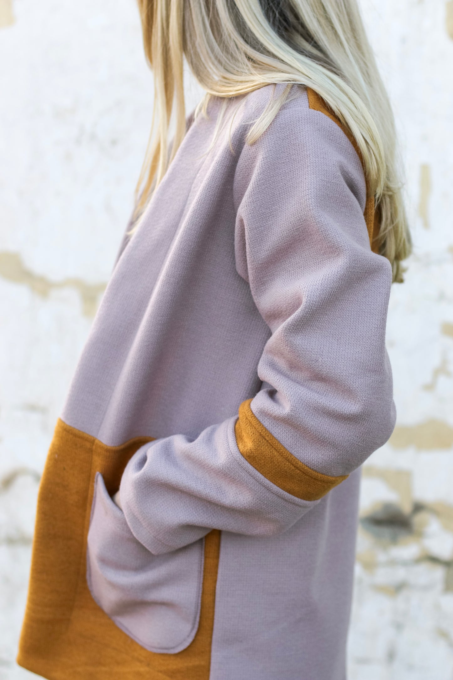 Adore Blazer - Mango Orange & Blush (SMALL) - ONE OF A KIND