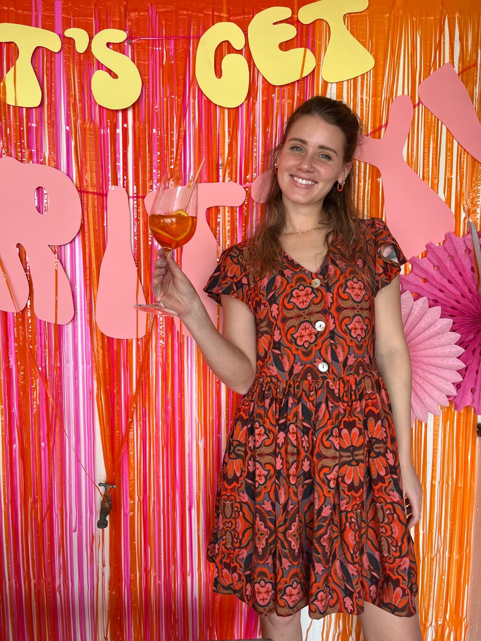 Moroccan Button Dress