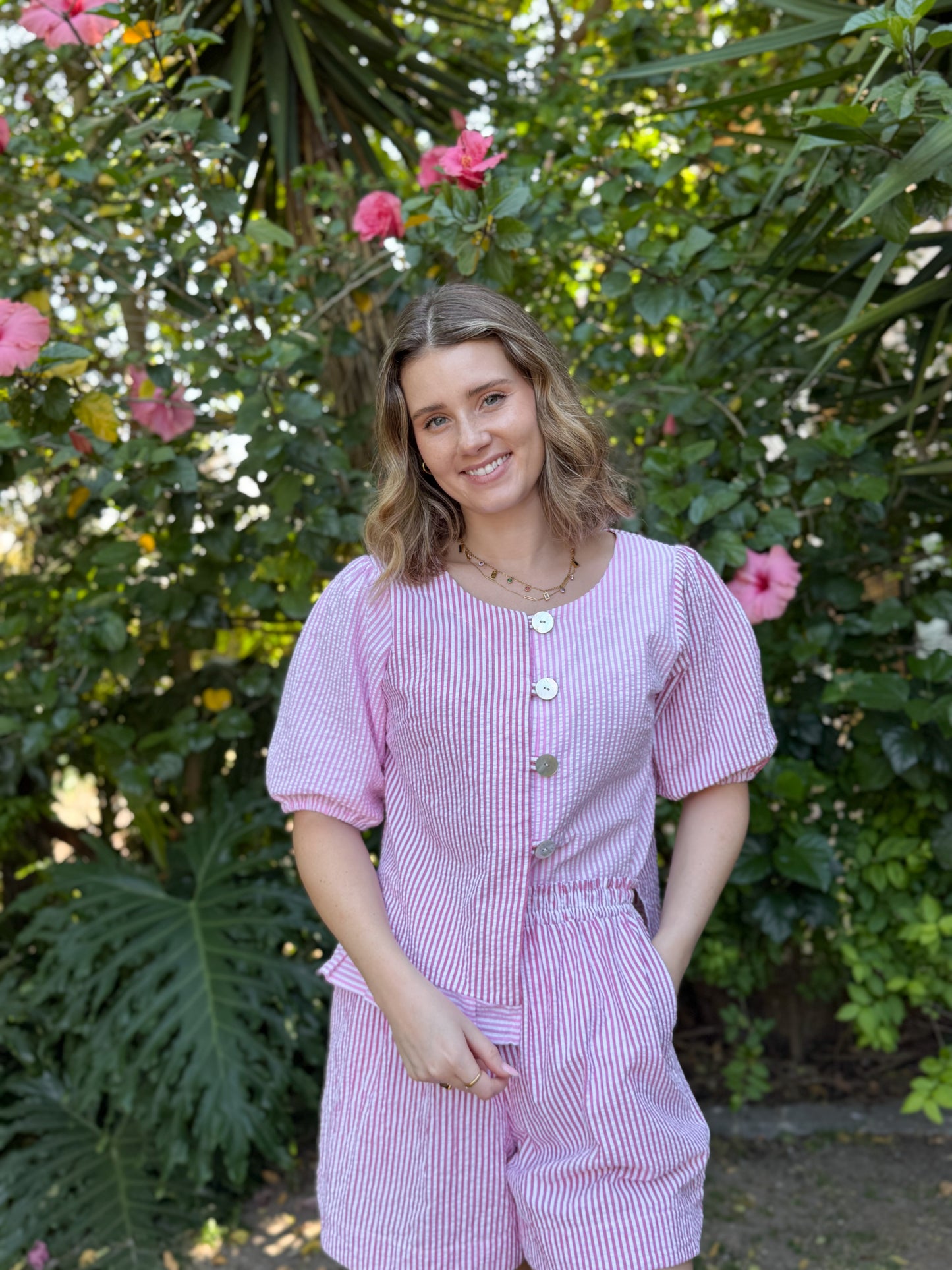 Adore Summer Button Blouse