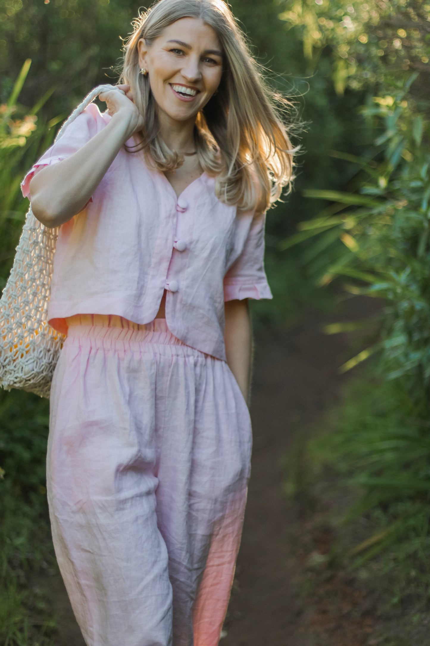 Adore Linen Crop Blouse