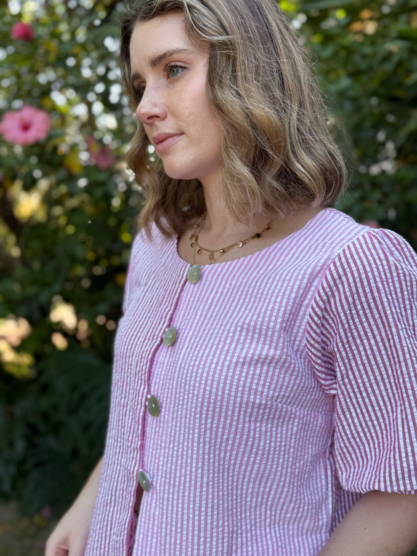 Adore Summer Button Blouse