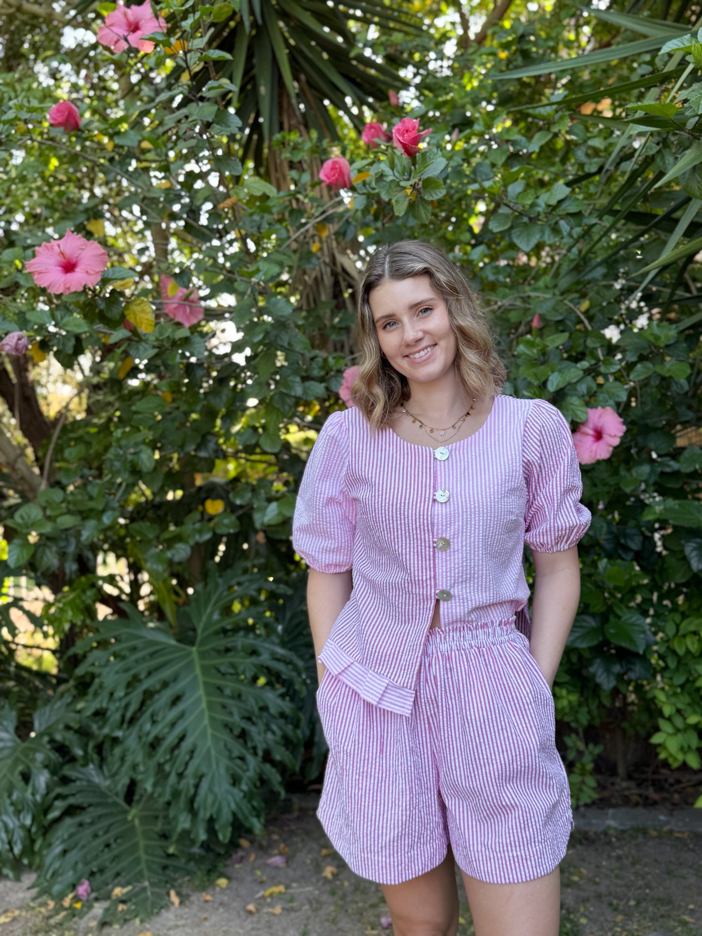 Adore Summer Button Blouse