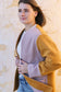 Adore Blazer - Blush & Mango Orange (SMALL) - ONE OF A KIND