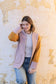 Adore Blazer - Blush & Mango Orange (SMALL) - ONE OF A KIND