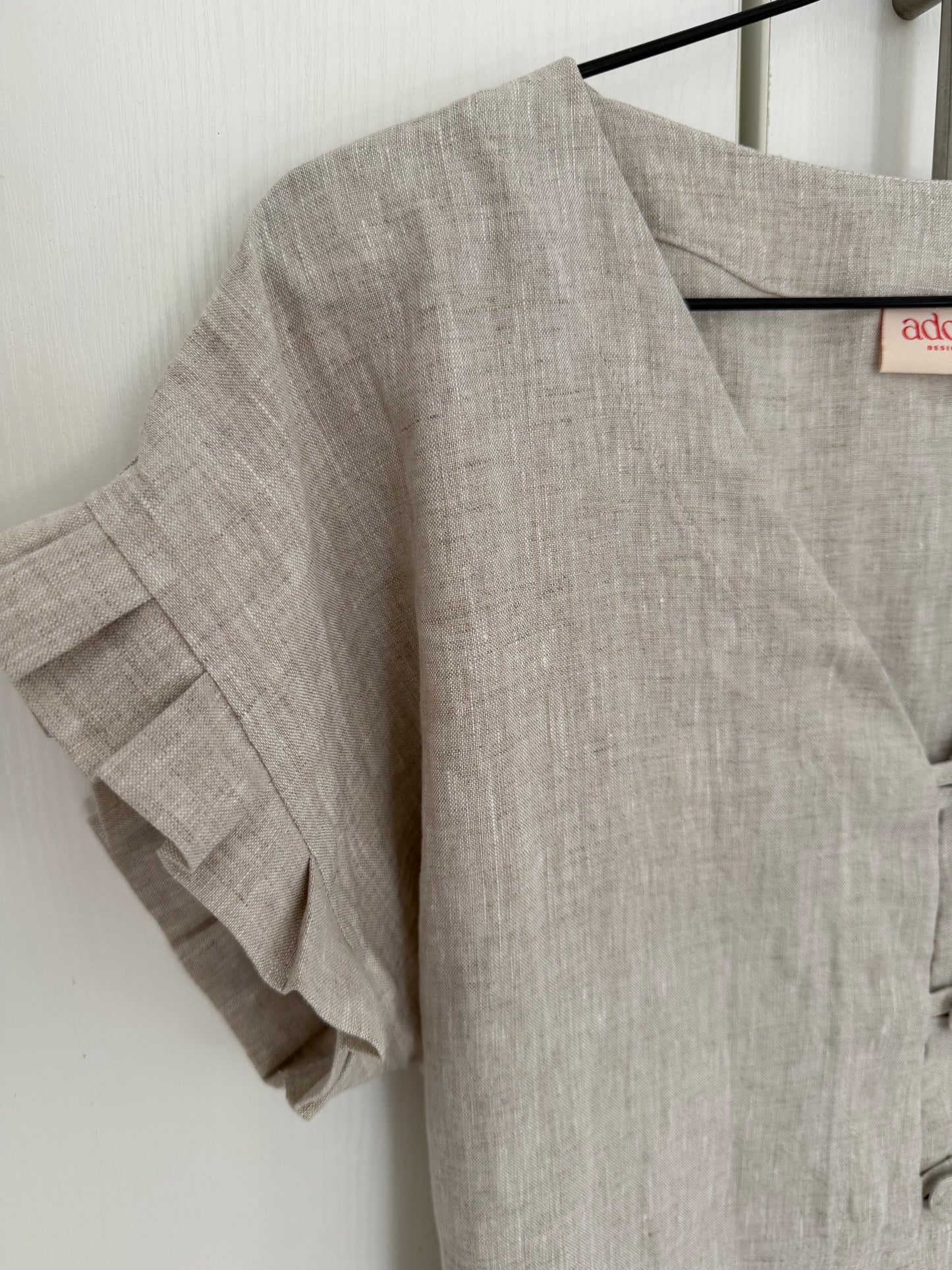 Adore Linen Button Dress