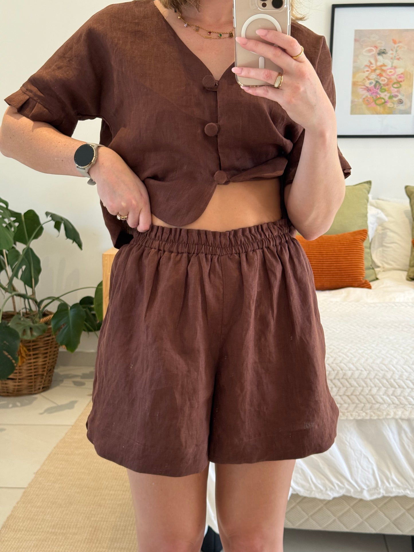Adore Pure Linen Shorts