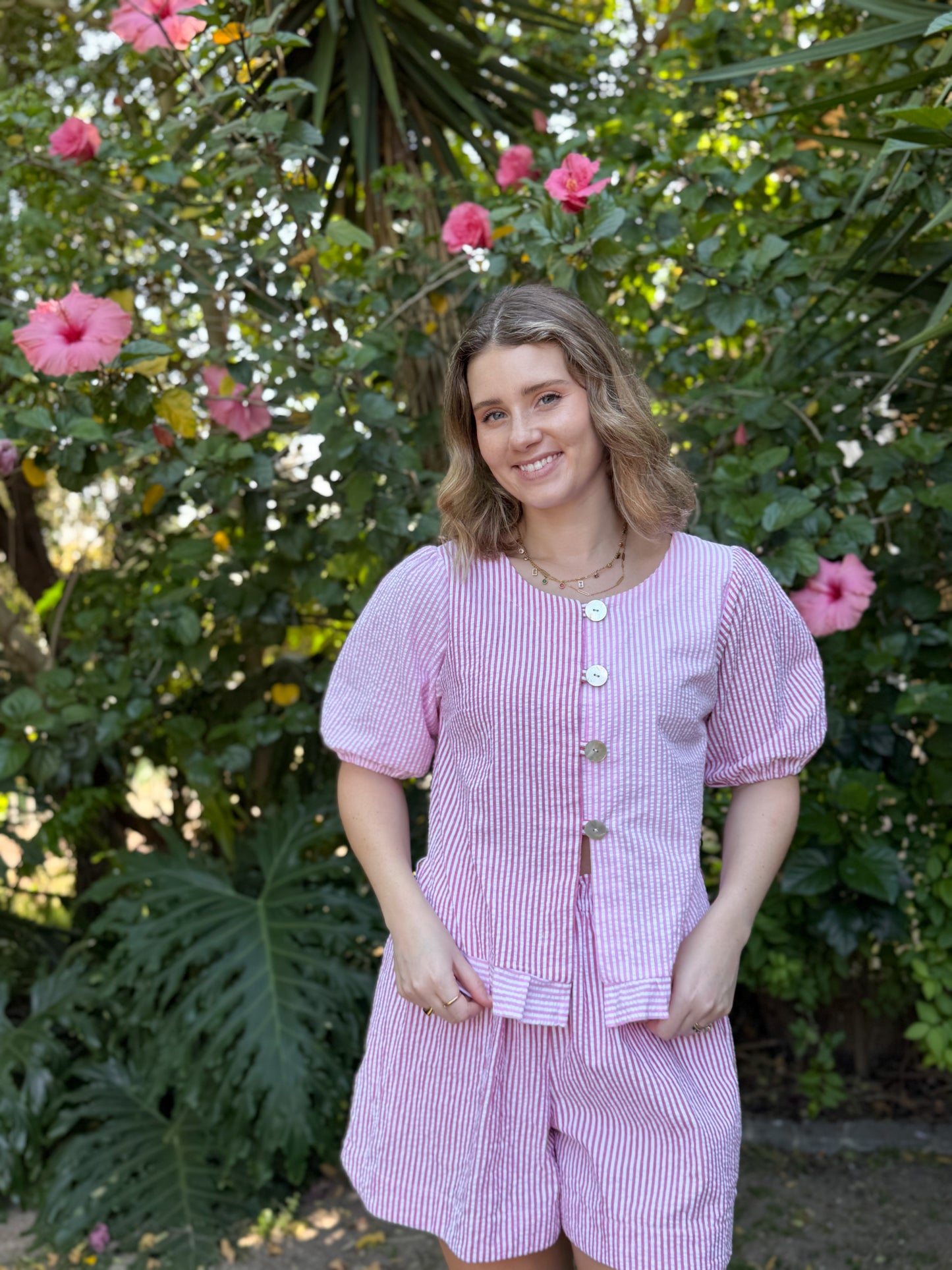 Adore Summer Button Blouse