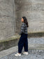 Olive & Blue Tweed Crop Jacket (Lined)