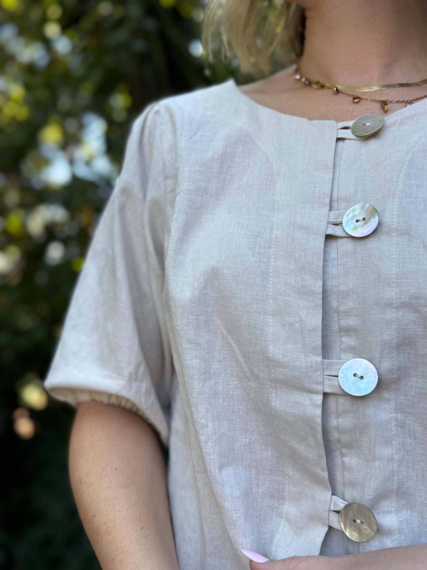 Adore Summer Button Blouse