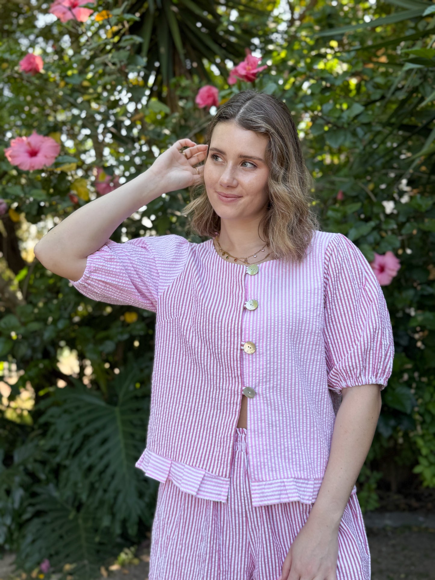 Adore Summer Button Blouse