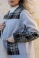 Adore Jacket - Check & Dove Grey (L/XL) - ONE OF A KIND