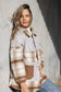Adore Raglan Sleeve Long Jacket -Patchwork Jacket (L/XL) - ONE OF A KIND