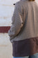 Adore Raglan Sleeve Long Jacket - Houndstooth & Chocolate Teddy (S/M) - ONE OF A KIND