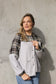 Adore Jacket - Dove Grey & Check (M/L) - ONE OF A KIND
