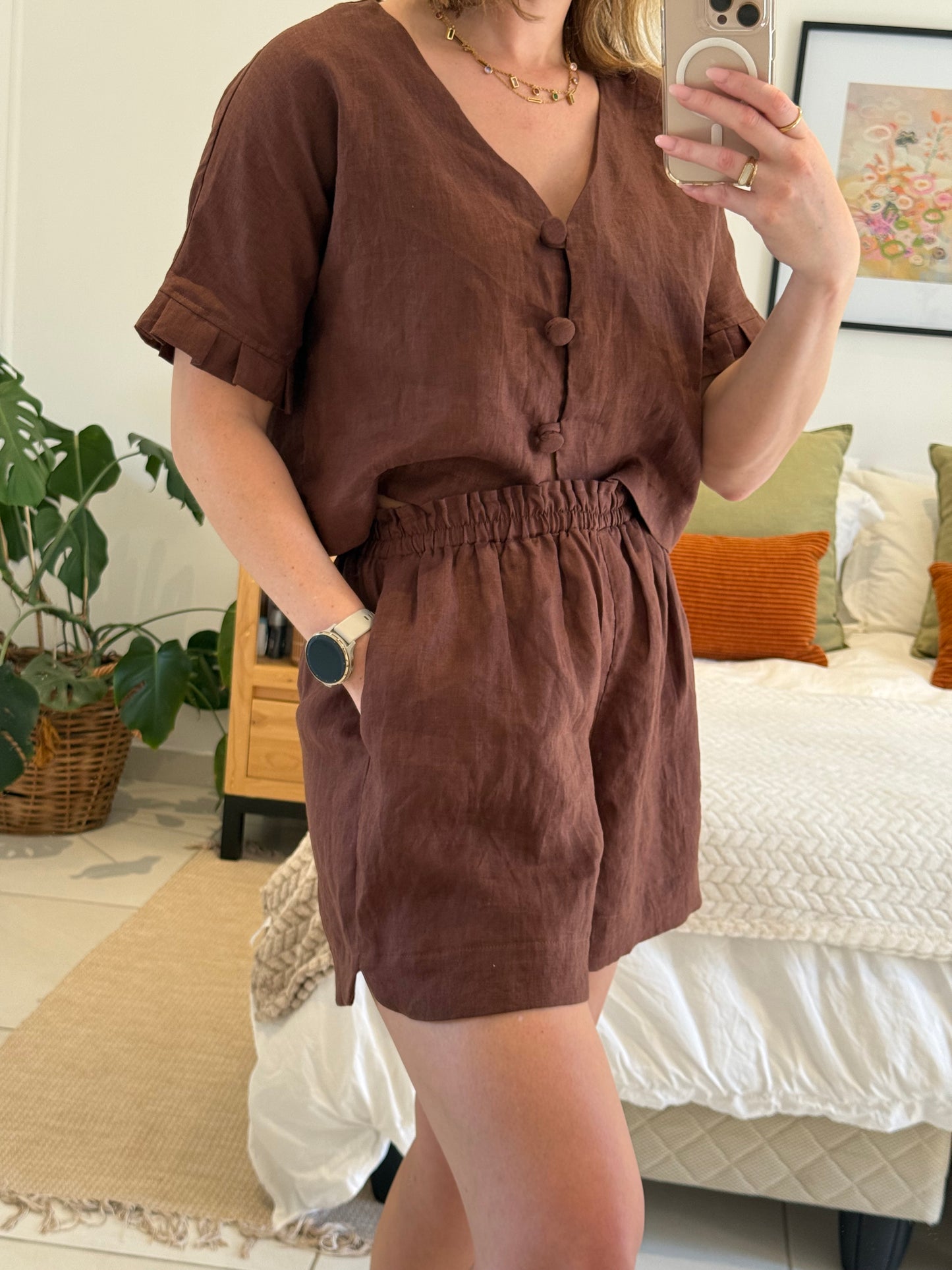 Adore Pure Linen Shorts
