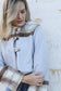 Adore Cover Button Crop Jacket - Beige and Brown Check & Dove Grey (M/L)- ONE OF A KIND