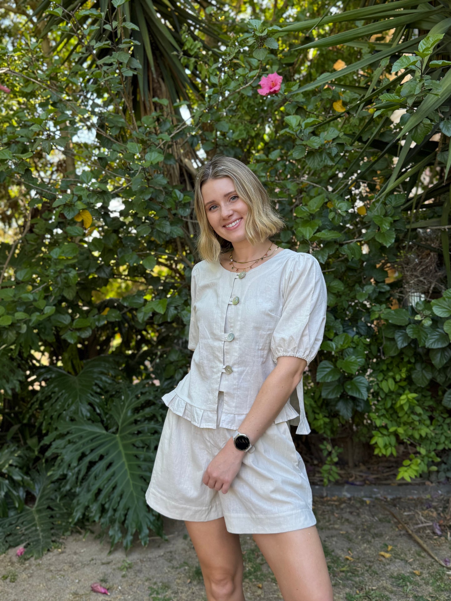 Adore Summer Button Blouse