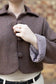 Rust Brown Crop Jacket (Lined)