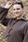 Rust Brown Crop Jacket (Lined)