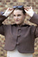 Rust Brown Crop Jacket (Lined)