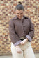 Rust Brown Crop Jacket (Lined)