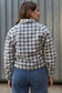 Grey Houndstooth Raglan Crop Jacket