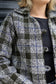 Olive & Blue Tweed Coat (Lined)