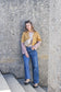 Mustard & Dusty Pink - Crop Lined Jacket