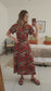 Red Floral Dress
