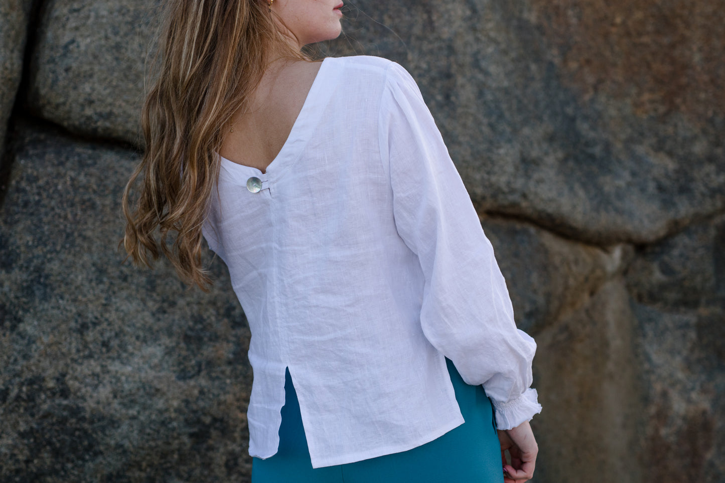 Adore Pure Linen Blouse (customized)